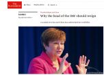 Списание Economist с разгромяваща статия за Кристалина Георгиева, иска й оставката
