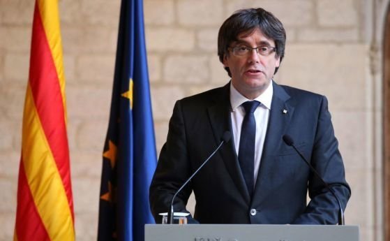 Бившият премиер на Каталуния и настоящ евродепутат Карлес Пучдемон е