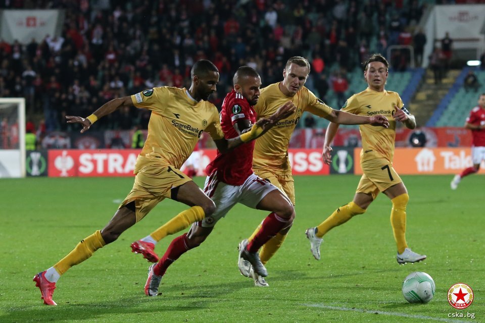 Отборите на ЦСКА и Бодьо Глимт направиха равенство 0 0 в мач
