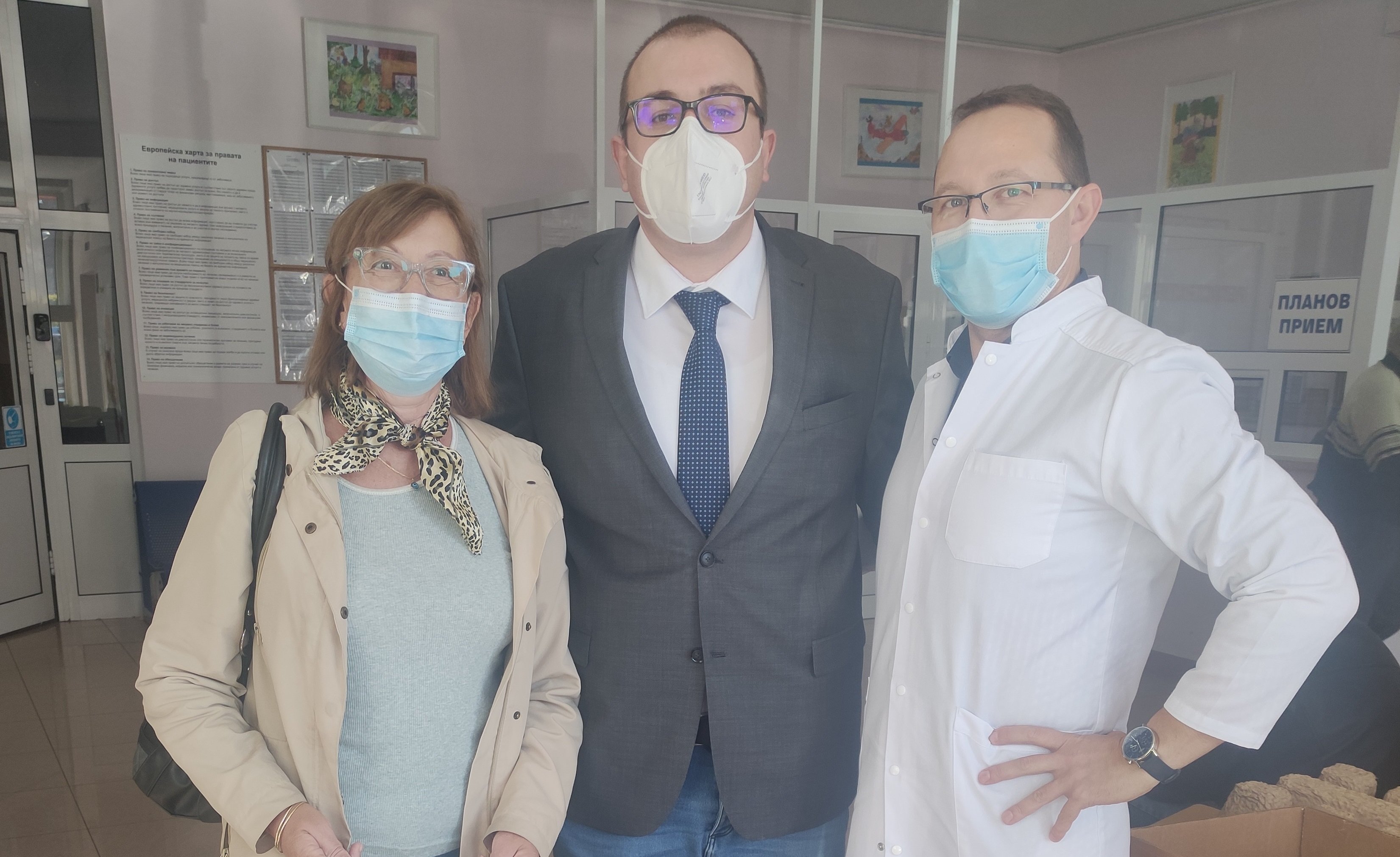 Шест кислородни концентратора предостави Министерството на здравеопазването на Специализираната болница