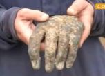 Позлатена ръка и част от императорска статуя са открити в ломско село