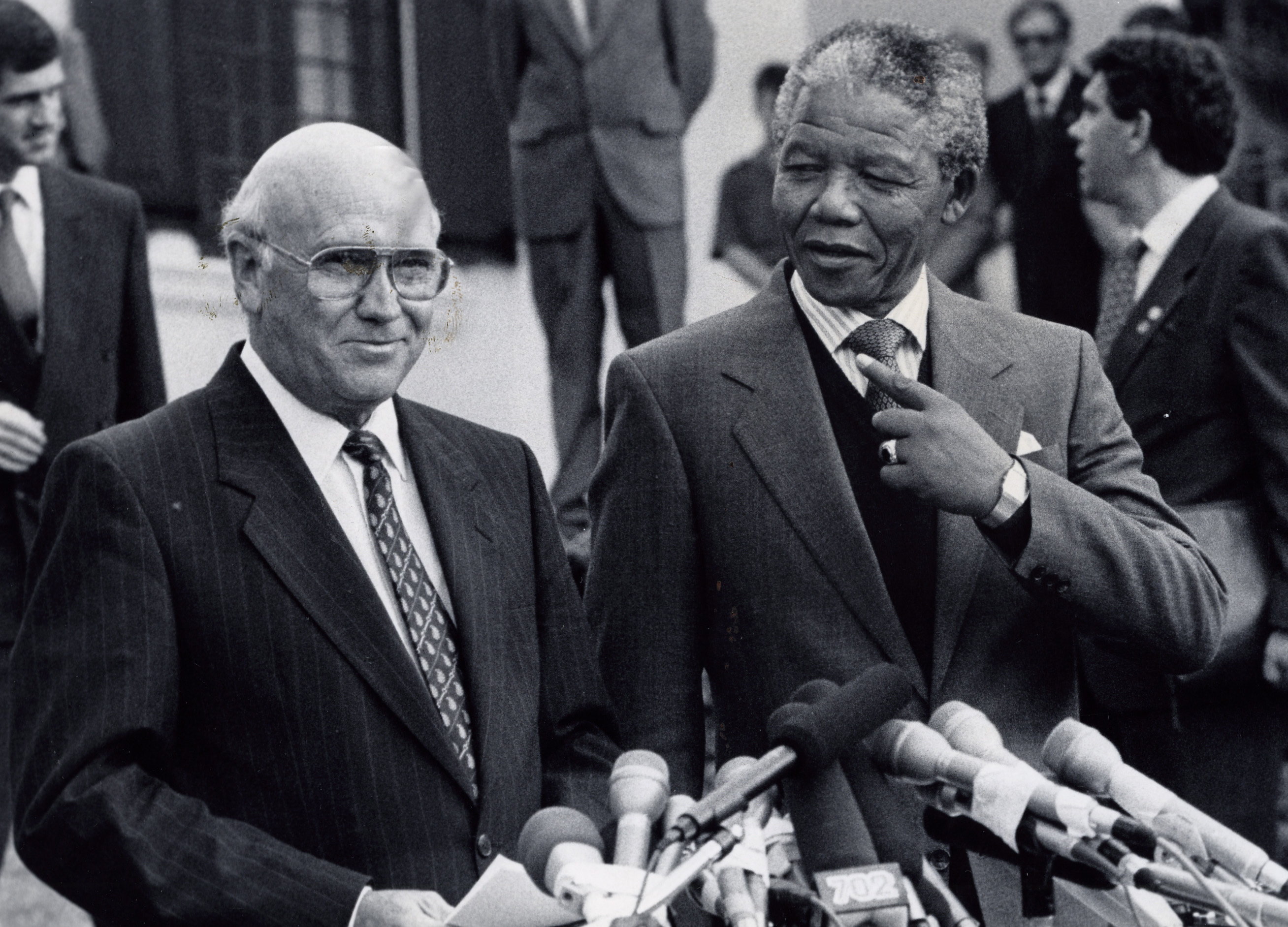 Фредерик де Клерк, бивш президент на Южна Африка и последният