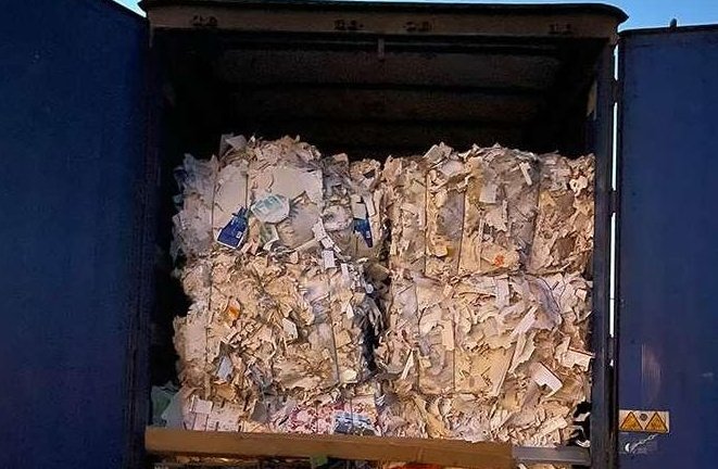 Граничната полиция в Румъния е открила над 22 тона хартиени