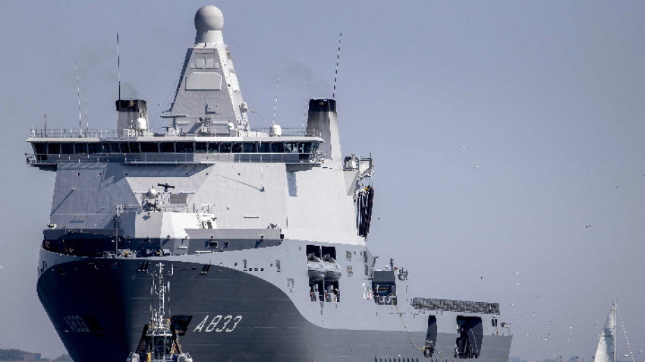 Нидерландският военен кораб HNLMS Rotterdam навлезе в Балтийско море за