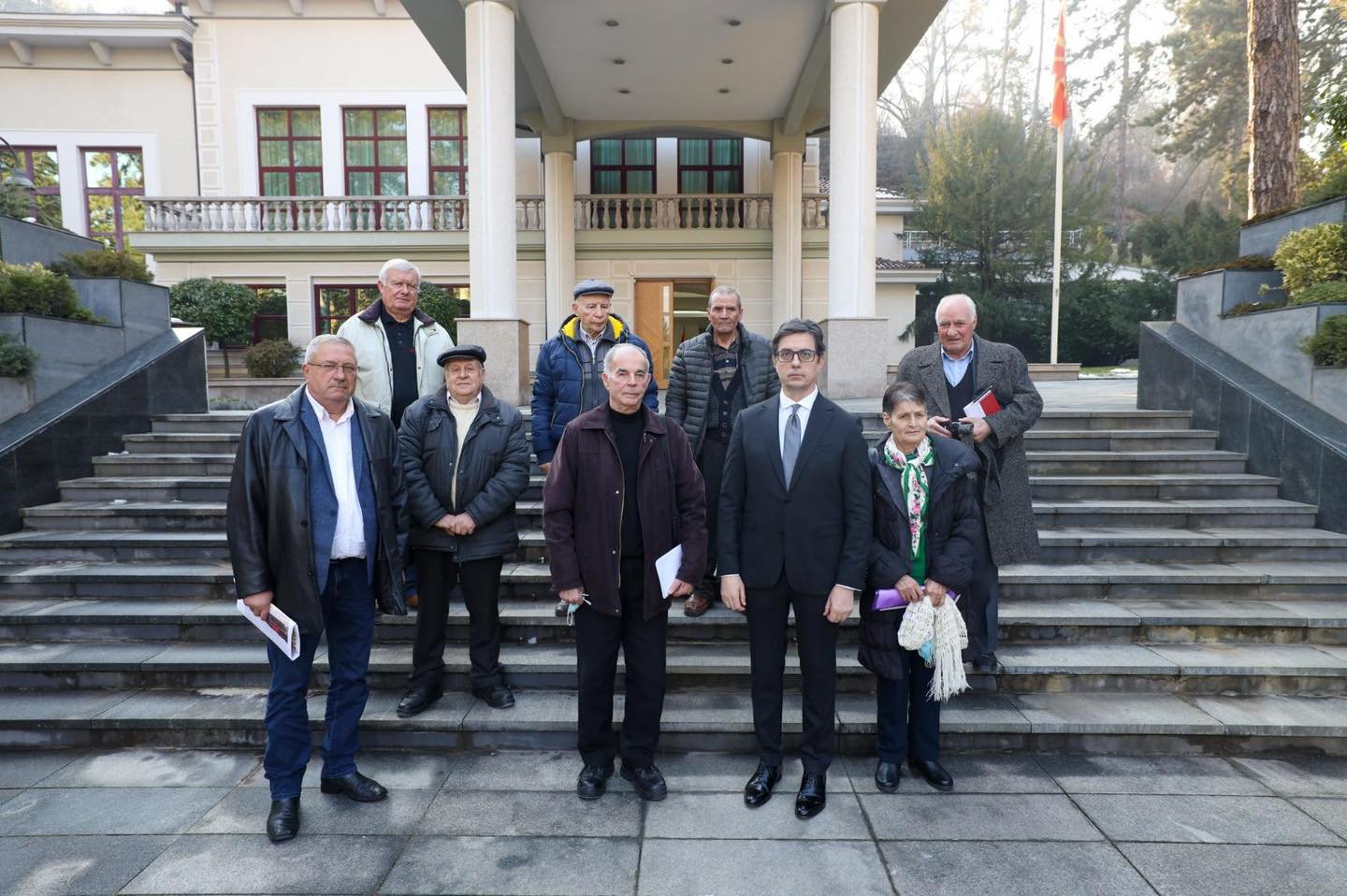 Президентът на Северна Македония Стево Пендаровски прие днес в резиденцията