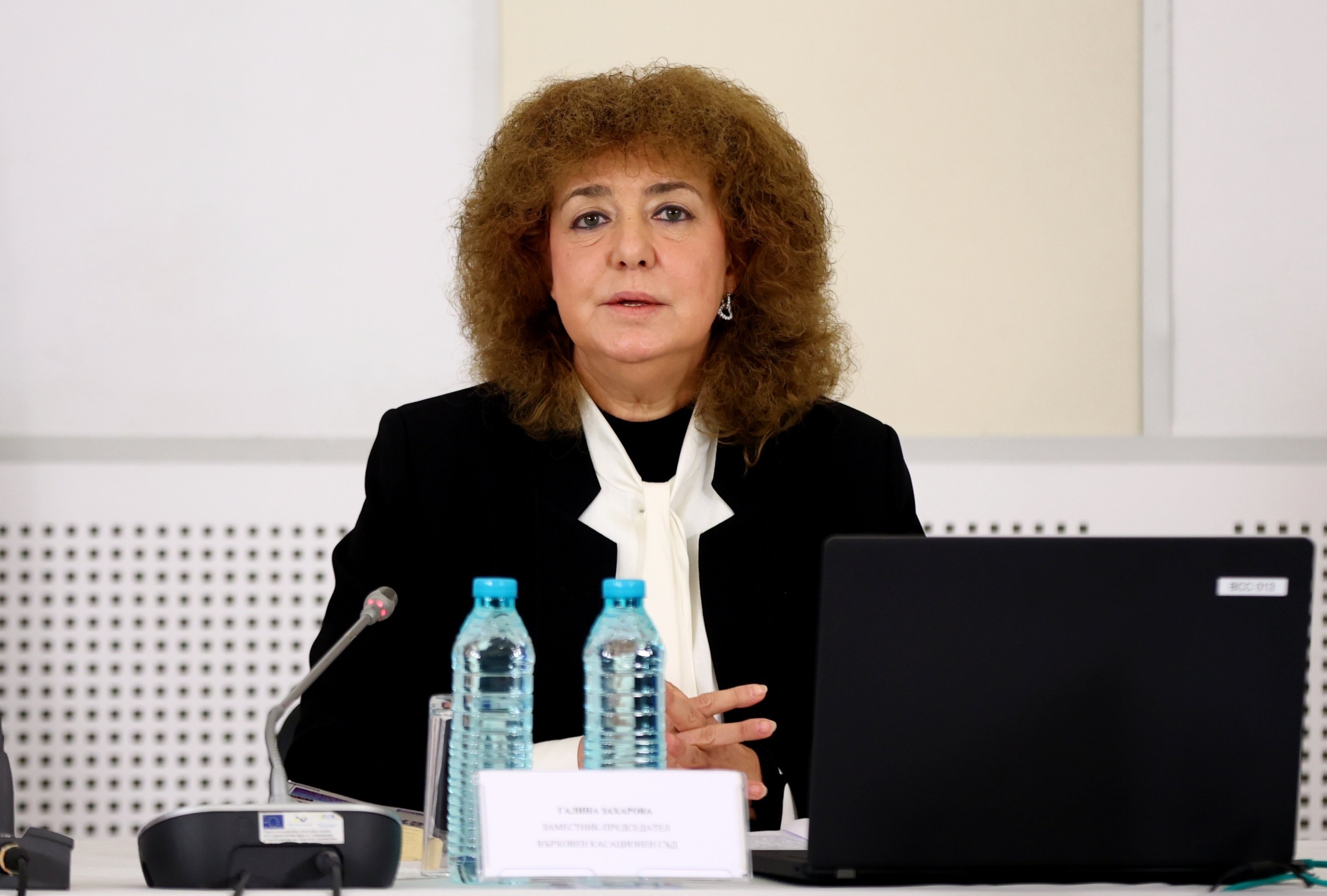 Новият председател на Върховния касационен съд Галина Захарова встъпва в