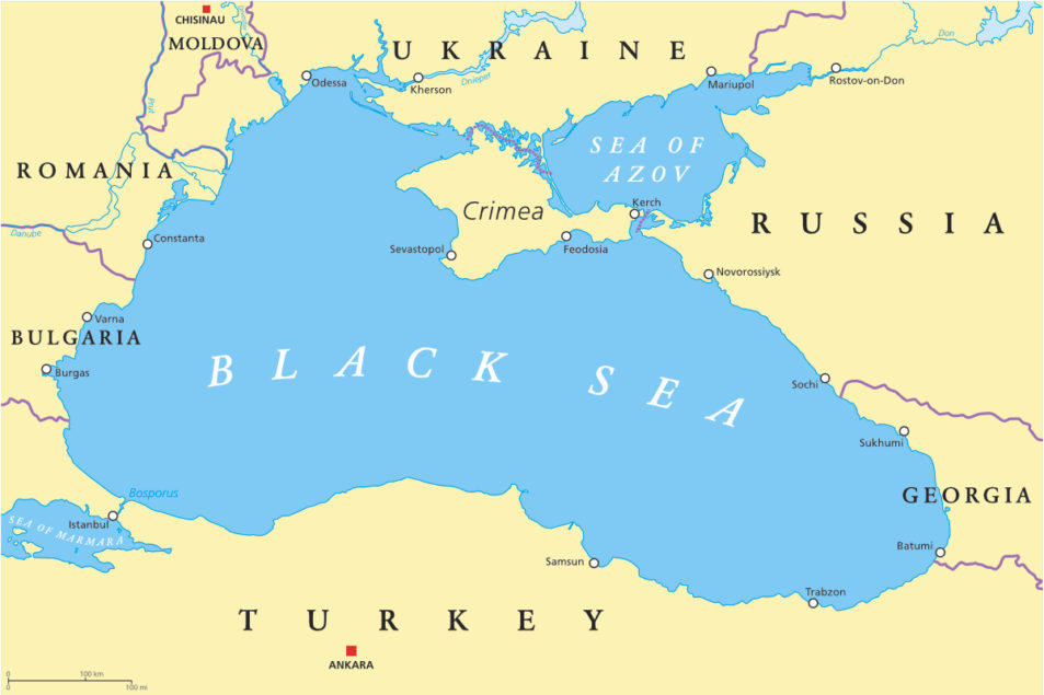 Украинските власти предупредиха авиокомпаниите да избягват полети над Черно море
