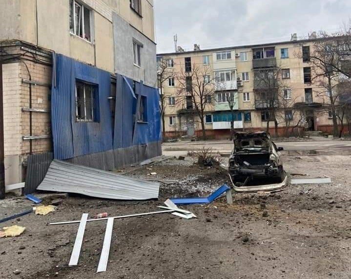 В резултат на обстрела на жилищни райони на Харков днес