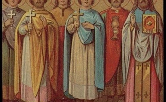 Църквата почита днес св Агапий и шестима мъченици с него Св