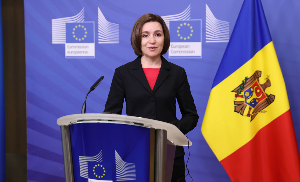 Президентът на Молдова Мая Санду призова Русия да изтегли войските