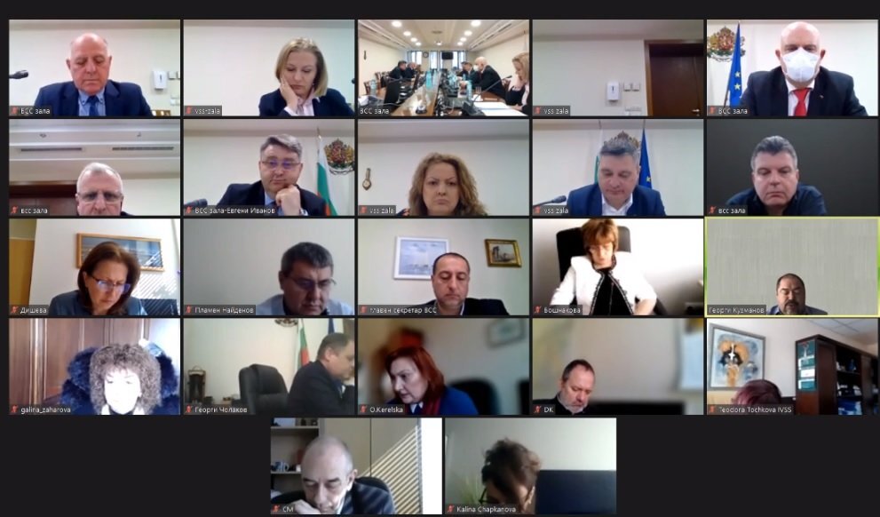 Висшият съдебен съвет обсъжда правилата за отстраняване от длъжност на