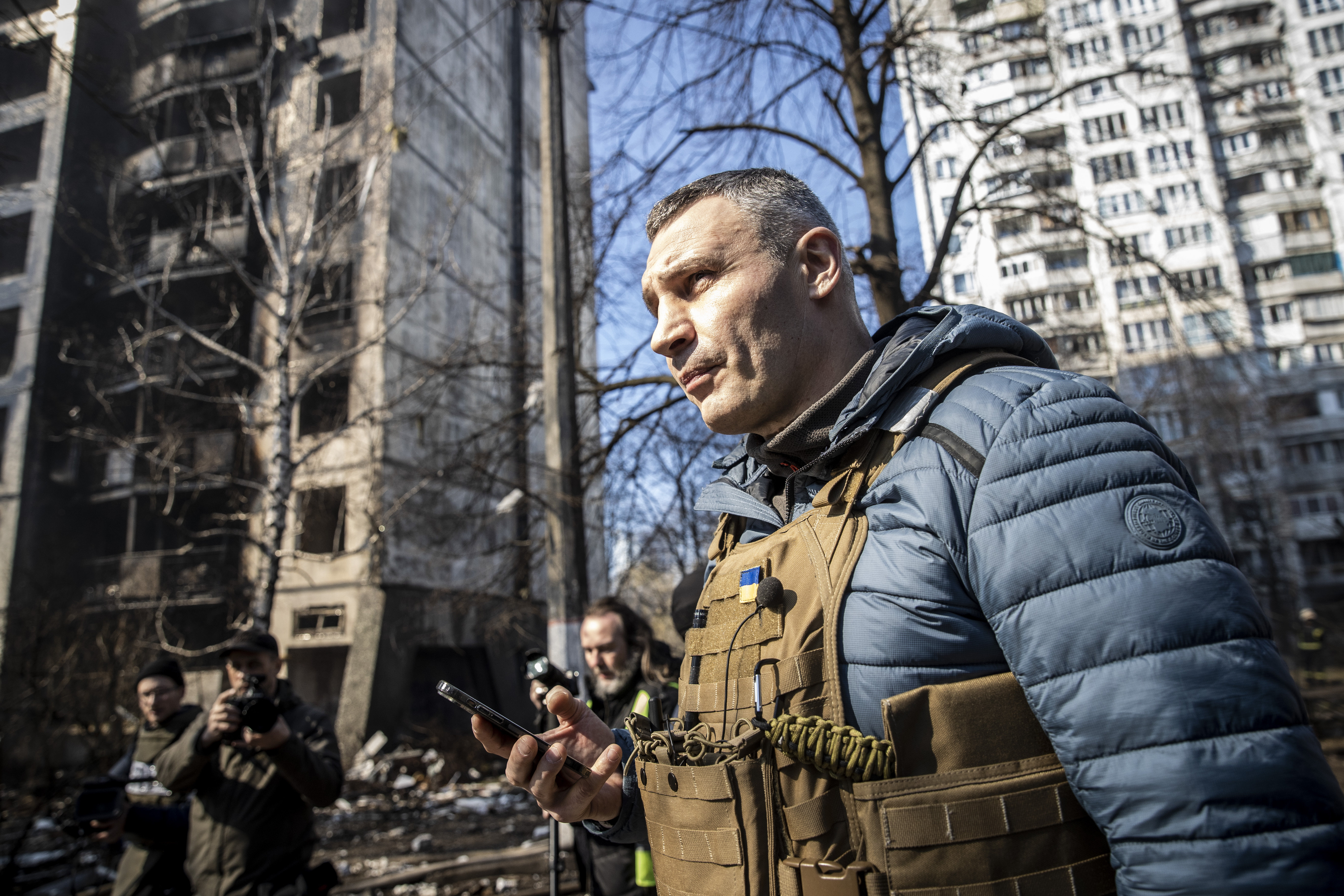 Кметът на Киев Виталий Кличко съобщи за големи боеве които