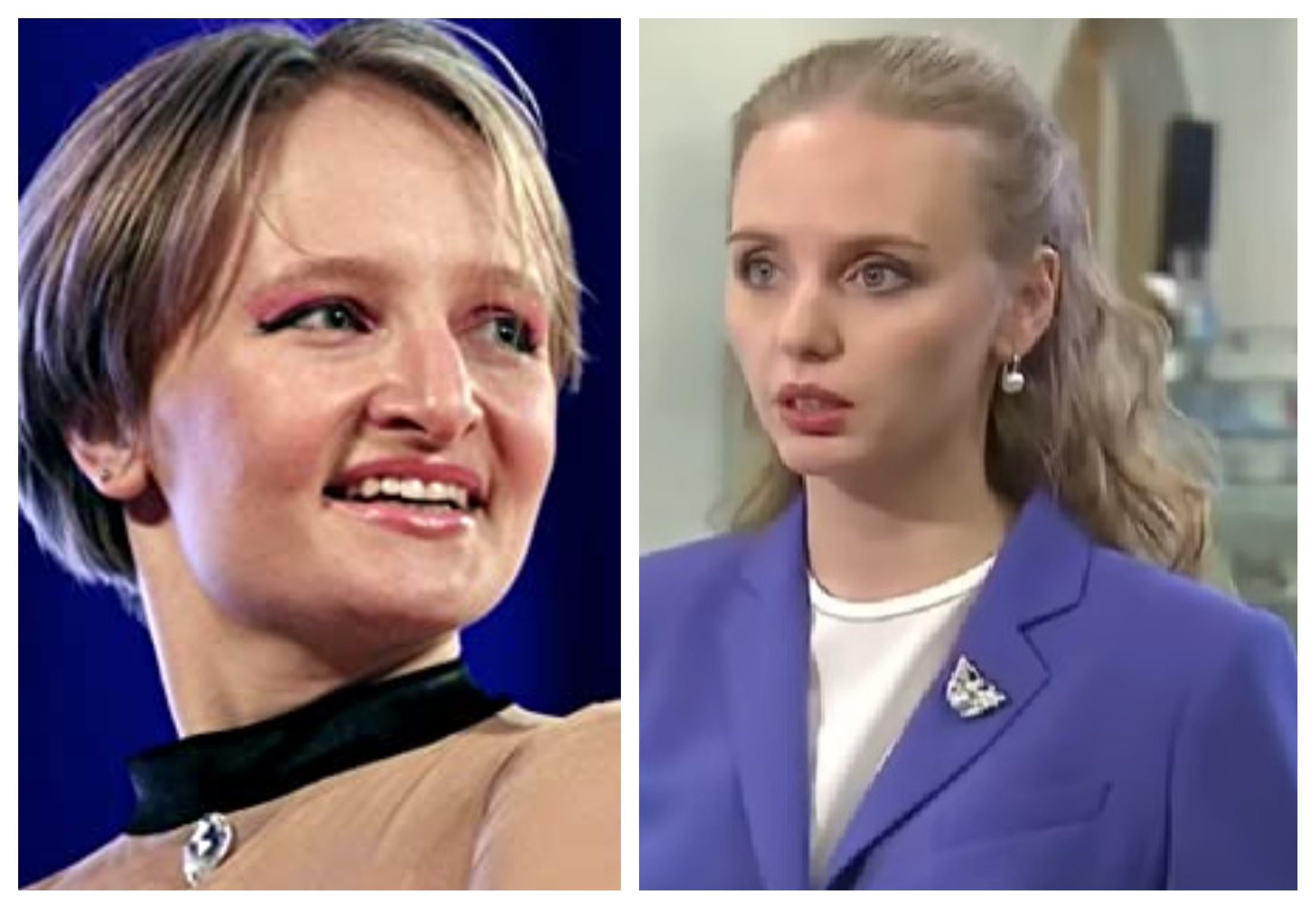 В списъка на  от вчера попаднаха дъщерите на Владимир Путин  
Кои са те Тяхната