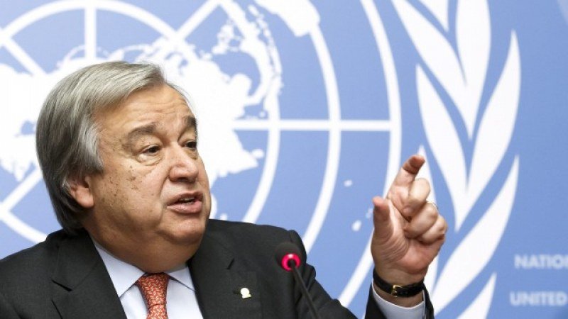 Генералният секретар на ООН Антониу Гутериш призова за четиридневно хуманитарно