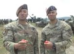 Великденски поздрав от американски войници на полигона в Ново село (видео)