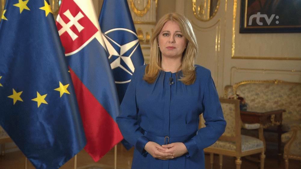 Президентката на Словакия Зузана Чапутова каза че Братислава има готовност