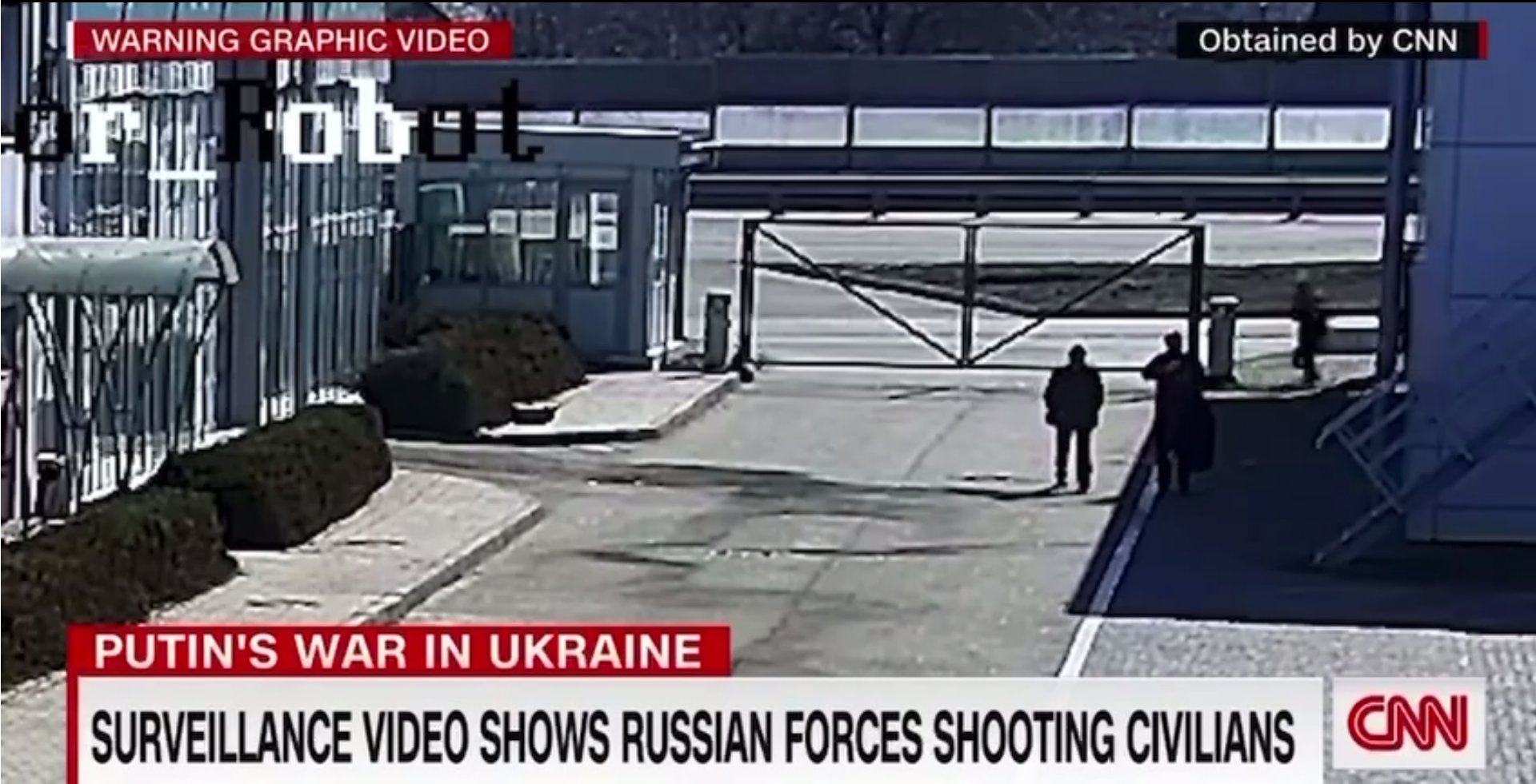 Американският телевизионен гигант CNN показа видео как руски войници разстрелват в