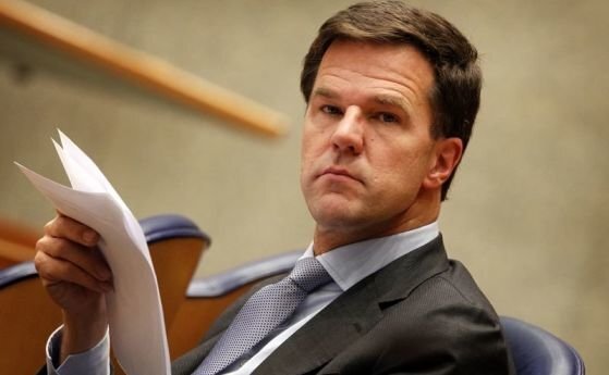 Премиерът на Нидерландия Марк Рюте ще бъде в София в