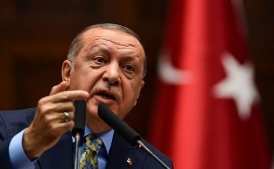 Турският президент Тайип Ердоган, който се противопоставя на присъединяването на