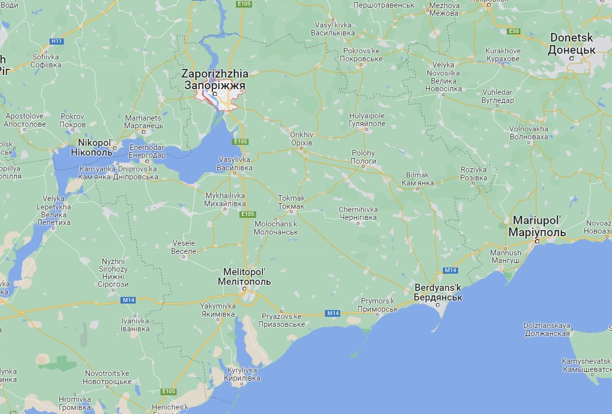 Южният украински град Запорожие беше ударен от руски ракети съобщиха градските