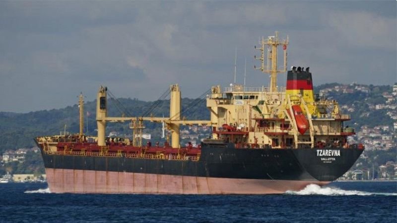 Корабът Царевна най вероятно ще напусне пристанището в Мариупол където все