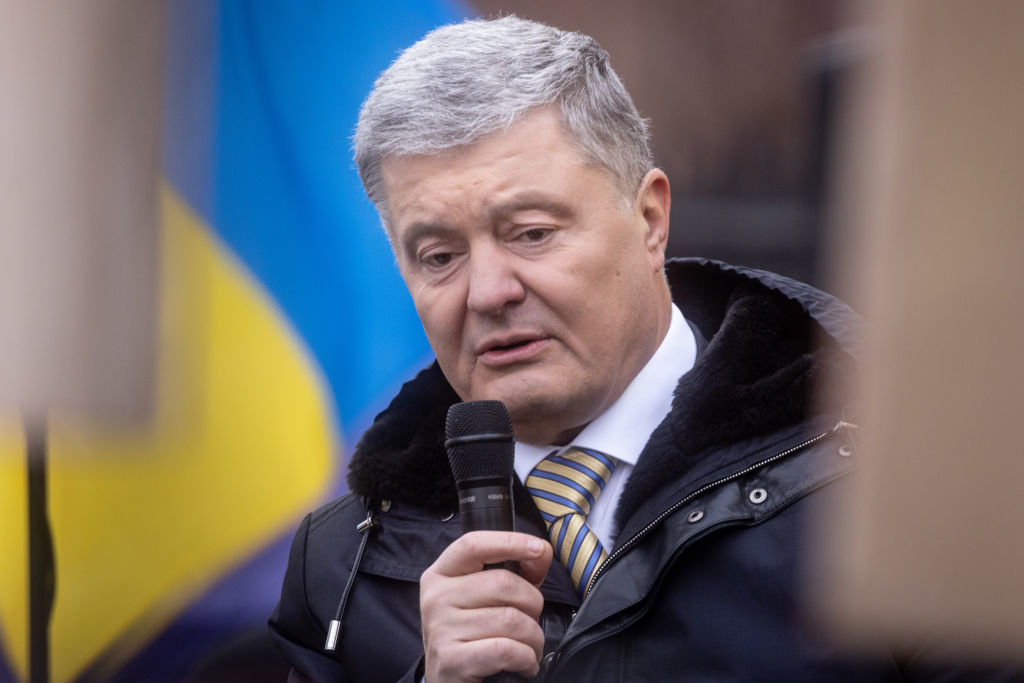 Бившият президент на Украйна Петро Порошенко който сега е депутат