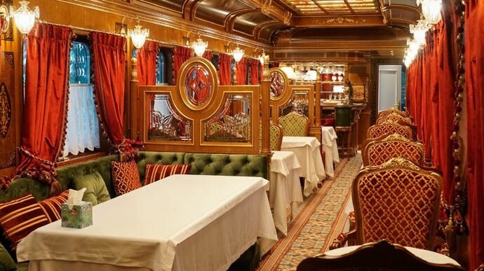 Луксозният златен вагон на заподозрения в държавна измяна украински олигарх