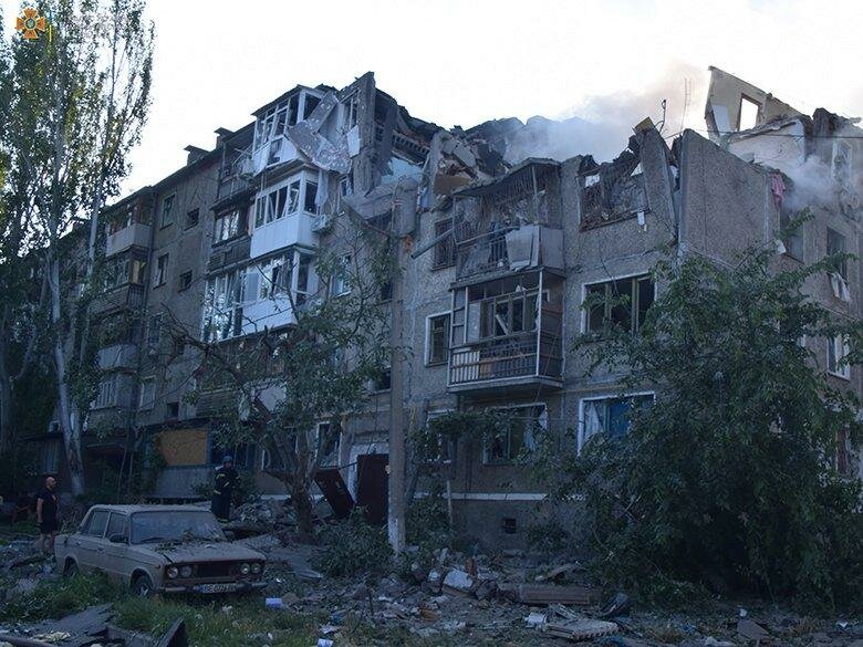 Осем ракети са изстреляли руските окупатори по украинския град Николаев, досега