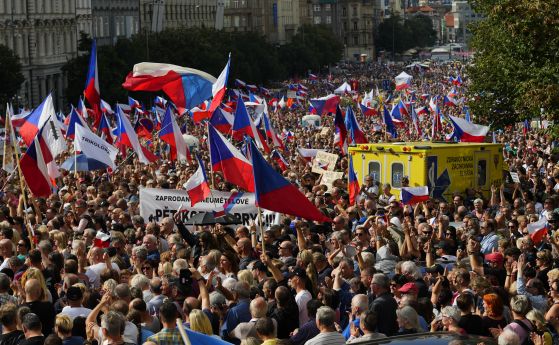 Протестът в Прага
