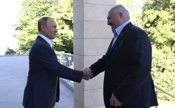 Владимир Путин и Александър Лукашенко в Сочи.