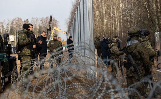 Ограда на беларуската граница.