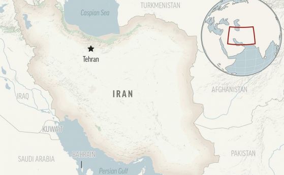 Карта на Иран