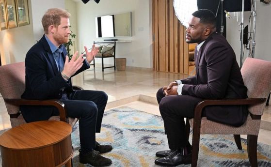 Prince Harry in Good morning, America
