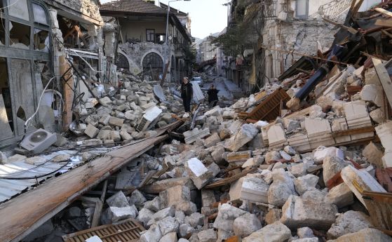 Разрушения от земетресенията в Антакия, Турция