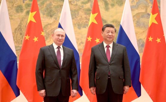 Владимир Путин и Си Дзинпин в Китай