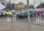Катастрофа с електрически автомобил в София (обновена)