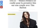 Моника Белучи заговори за връзката си с Тим Бъртън
