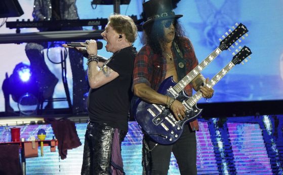 Guns N' Roses на фестивал в Съмърсет, Англия, 24 юни 2023 г.
