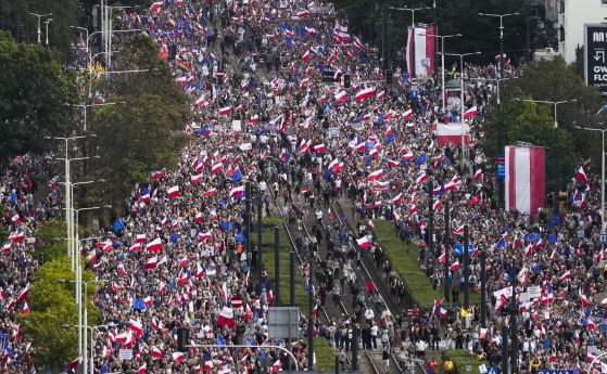 Протестът във Варшава