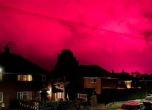 Яркорозово небе посред нощ ужаси британци, че идва апокалипсис (снимки)