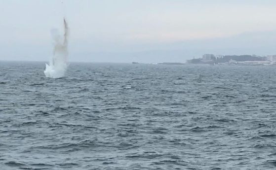 Военните унищожиха морска мина на 2 мили от Паша дере