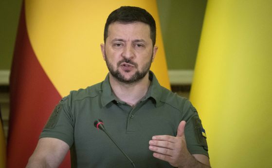 Президентът на Украйна Володимир Зеленски
