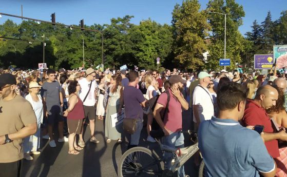 Протестът във Варна в подкрепа на Благомир Коцев