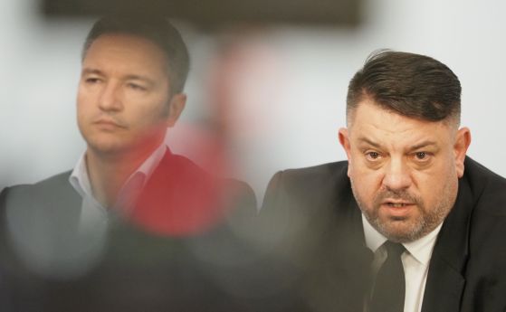 Евродепутатът Кристиян Вигенин и лидерът на БСП-Обединена левица Атанас Зафиров