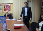 Лидерът на БСП Крум Зарков в Пазарджик