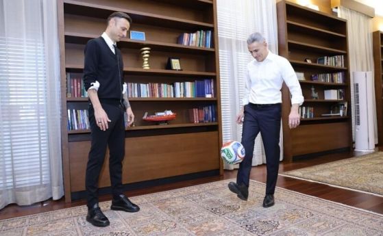 Андрей Гюров и Димитър Бербатов