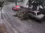 Силна буря удари Петрич, има щети