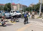 Велосипедисти в София