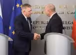 Словашкият премиер Роберт Фицо и българският премиер Румен Радев