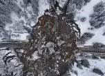 Масивното свлачище край Смолян